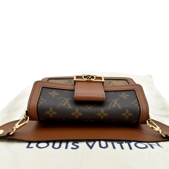 LOUIS VUITTON Dauphine Monogram Reverse Canvas Bumbag Brown - Picture 4 of 12